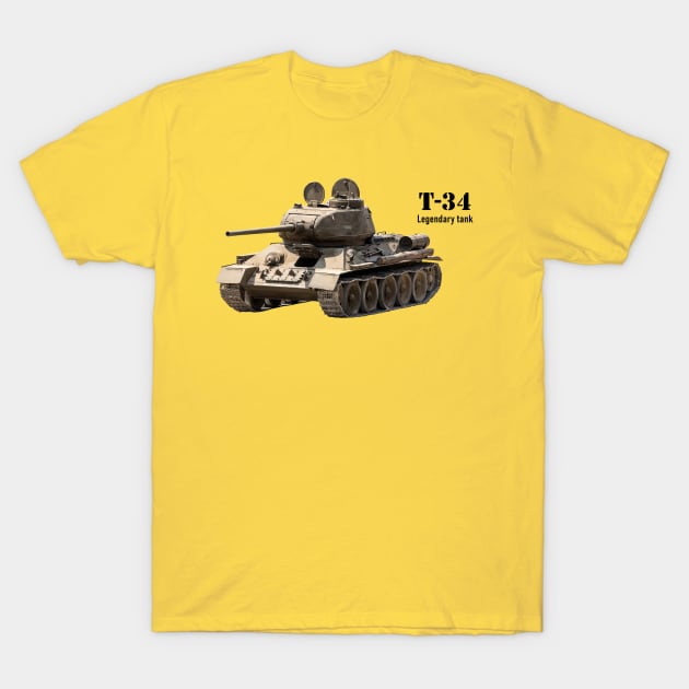 T-34 T-Shirt by sibosssr